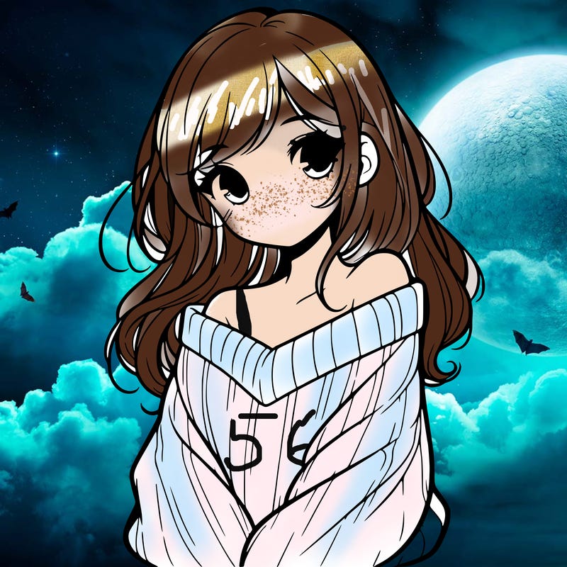 shy pretty girl wearing a sweater that is falling off one shoulder portrait