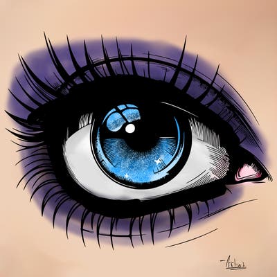 realistic eye