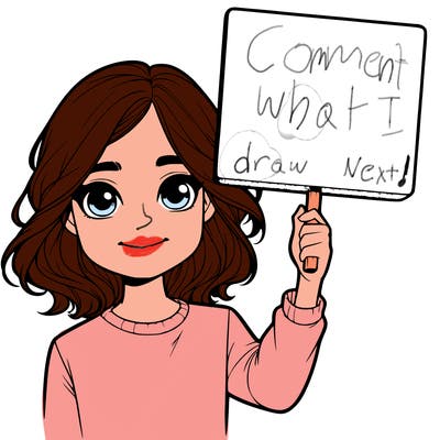 realistic girl holding up a sign