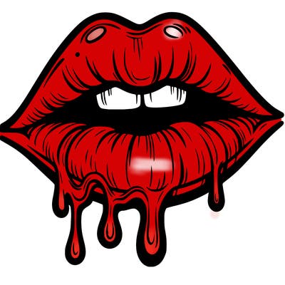 lips that look realistic and drip