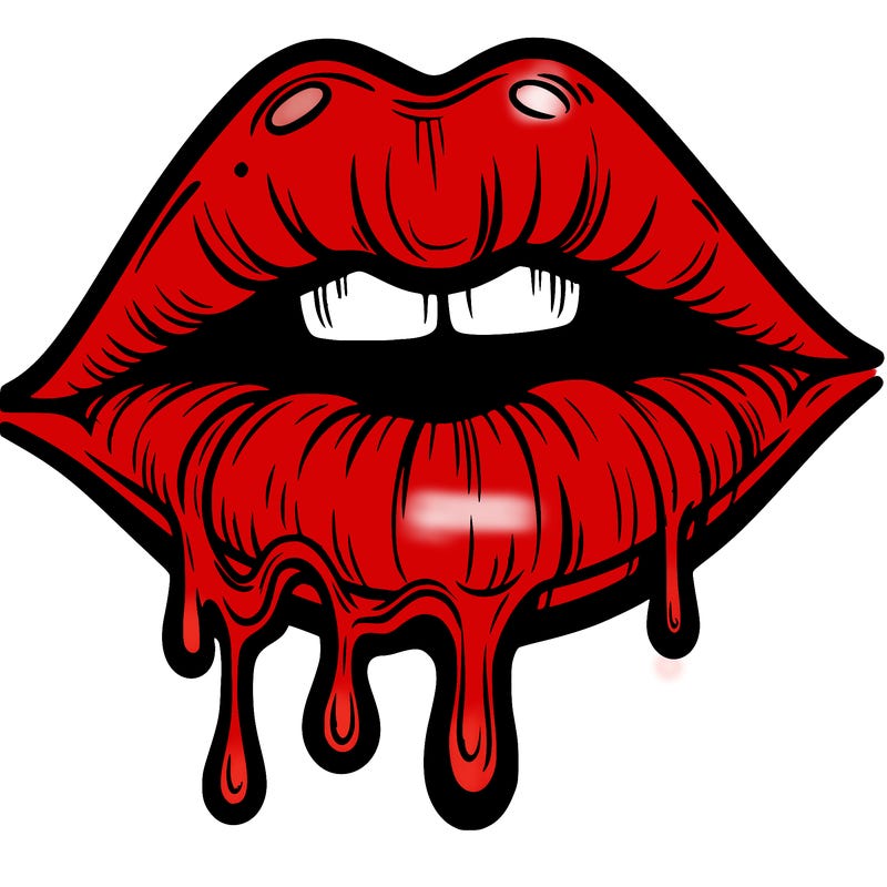 lips that look realistic and drip