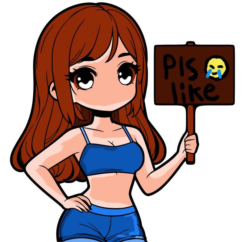 girl in a cute crop top holding a blank sign