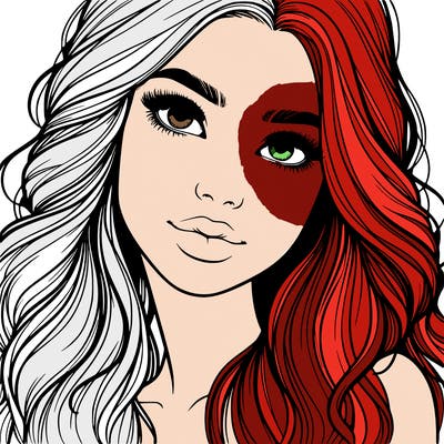 beautiful realistic girl