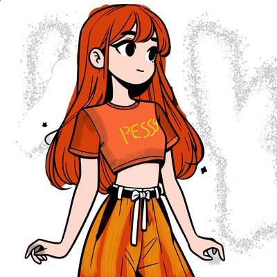 girl in a cute crop top