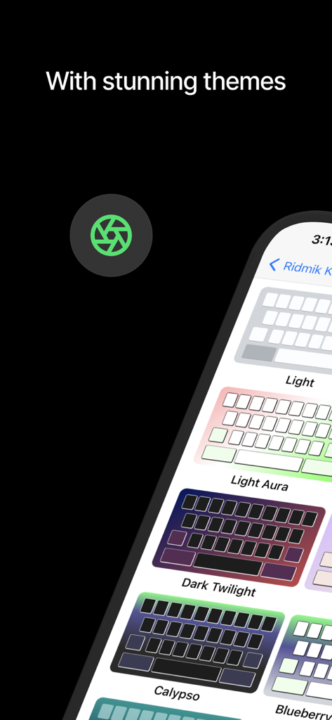 Ridmik Keyboard - Selection of colorful themes for Ridmik Keyboard on iPhone