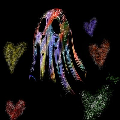 realistic creepy ghost