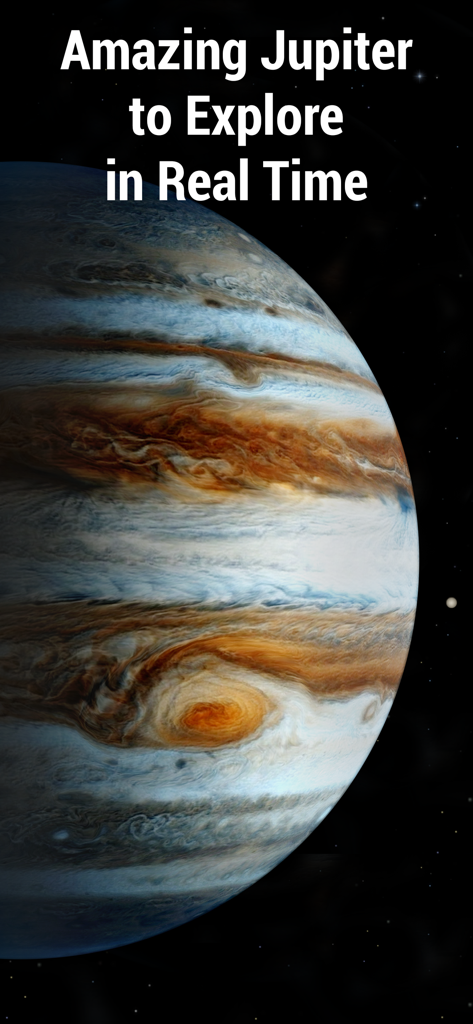 Solar Walk 2 Ads+：The Universe - Detailed 3D model of Jupiter with its atmospheric bands and Great Red Spot