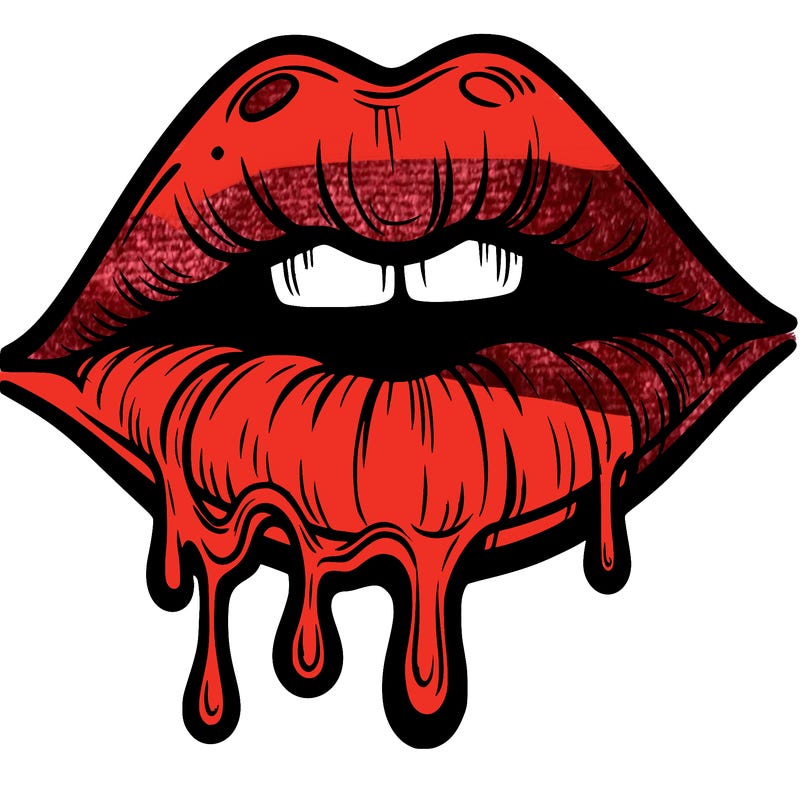 lips that look realistic and drip