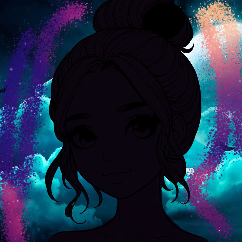 realistic pretty girl with hair in bun