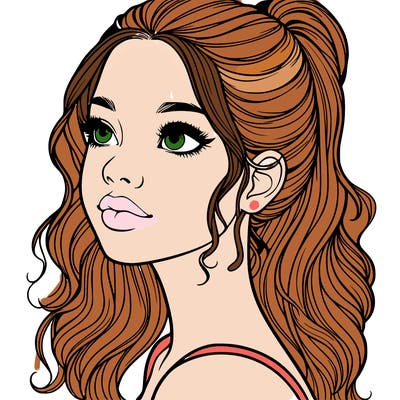 beautiful realistic girl