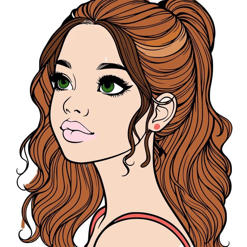 beautiful realistic girl