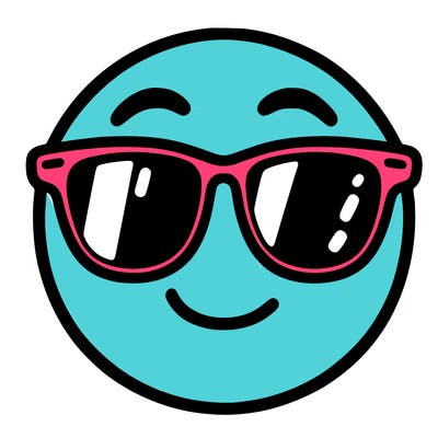 emoji with sunglasses