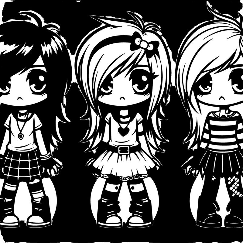 emo girls