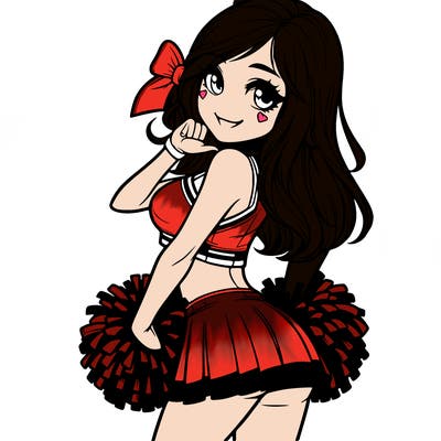 realistic cheerleader