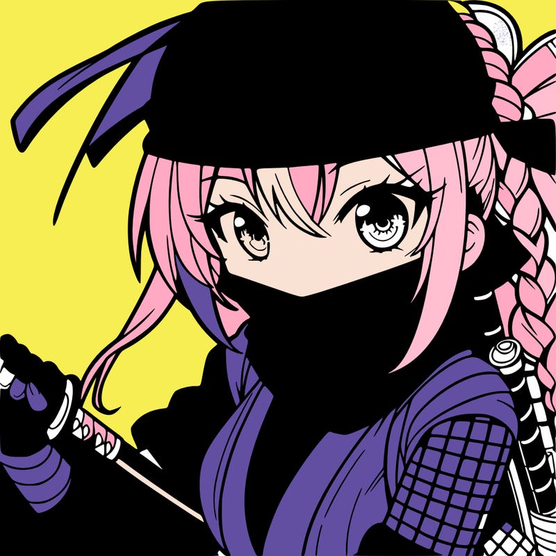 manga girl ninja