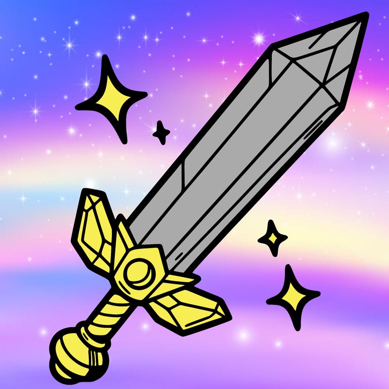 crystal sword