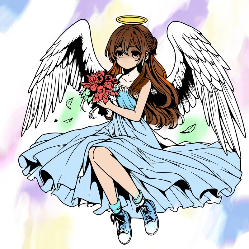 manga angel realistic