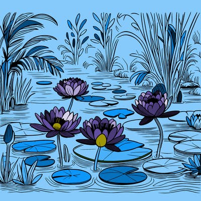 monet's water lilies