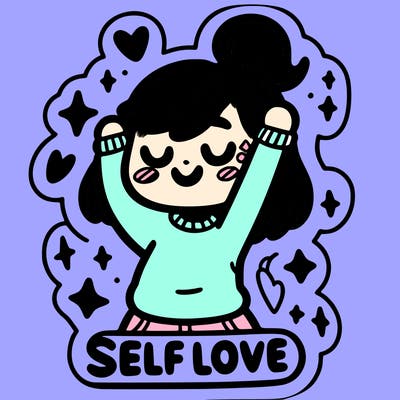 self-love sticker