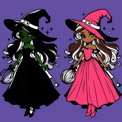 beautiful wicked witch. from wicked