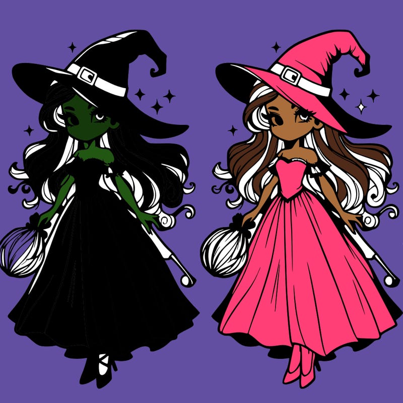 beautiful wicked witch. from wicked
