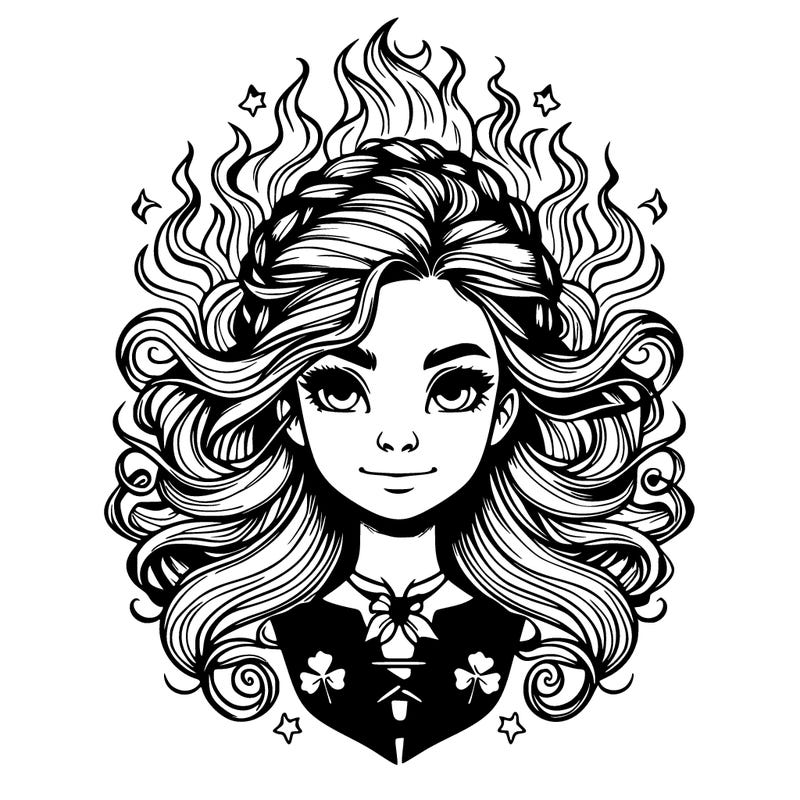 realistic fiery irish girl