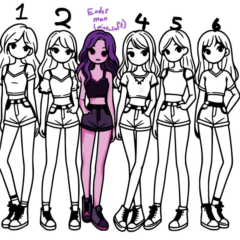 a group of girls wearing crop tops and shorts