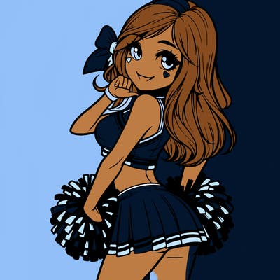 realistic cheerleader