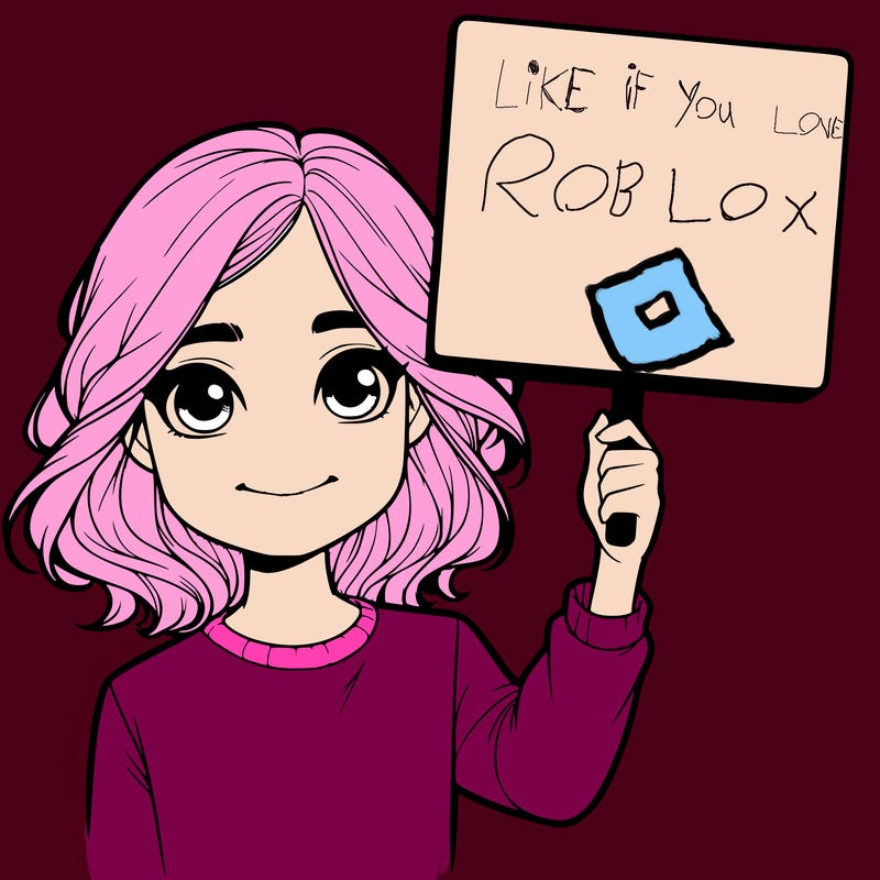 realistic girl holding up a sign