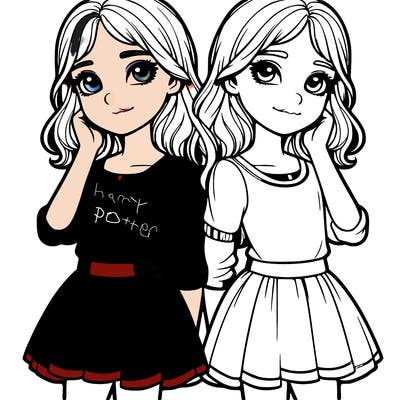 realistic twins girl