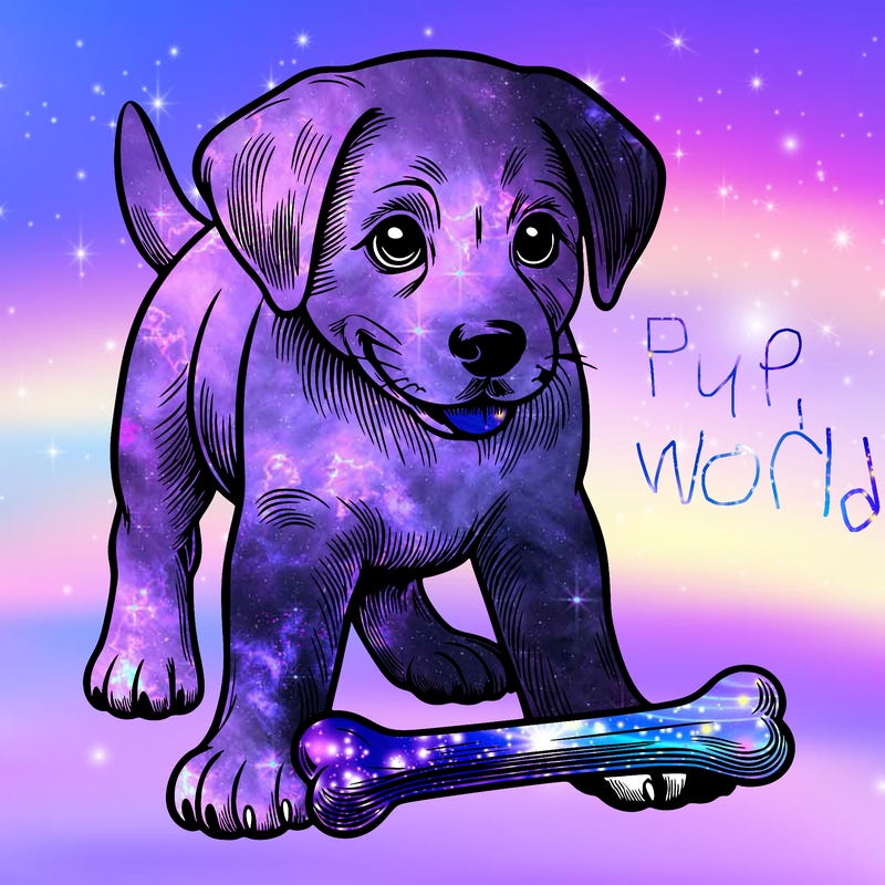 dog with a bone realistic