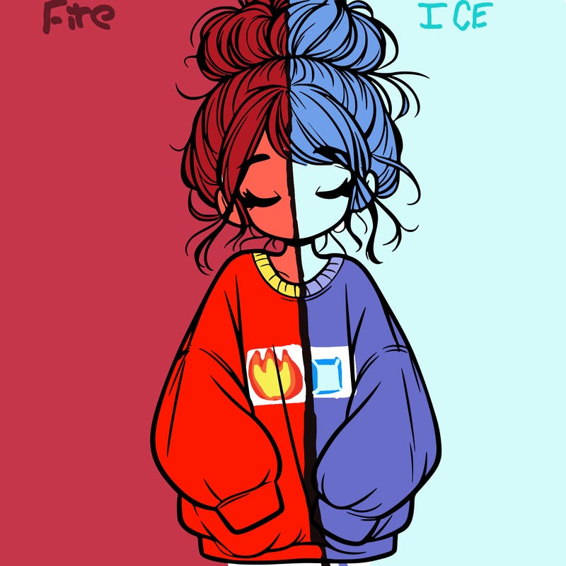 girl with baggy sweatshirt and messy bun