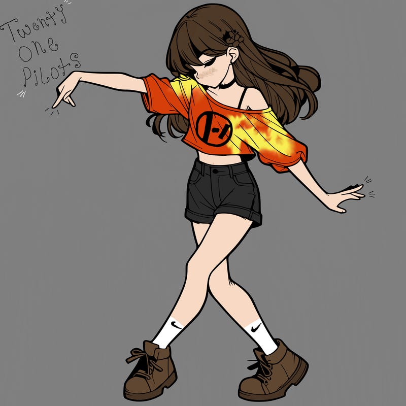 realistic girl danceing