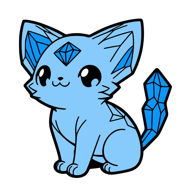 crystal kitten