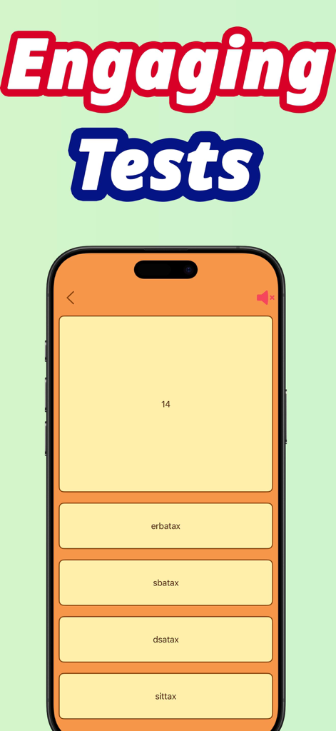 Numbers in Maltese language - Maltese language learning app interface showing a multiple choice quiz for the number fourteen