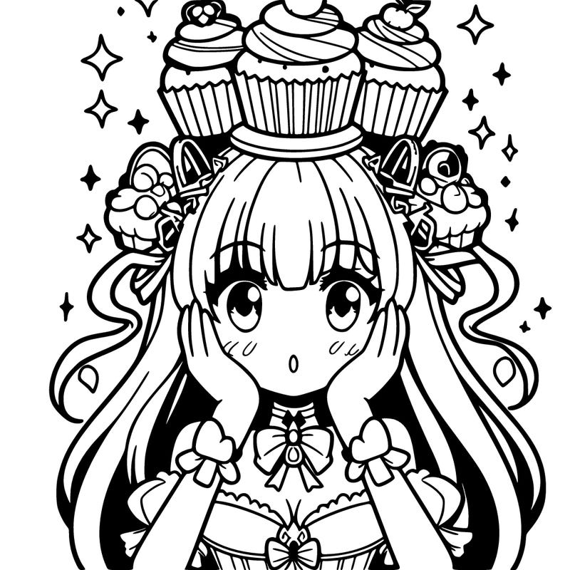 manga cupcake goddess