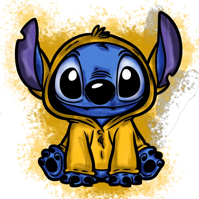 stitch in a dog costume