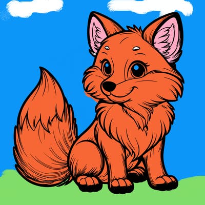 realistic fox