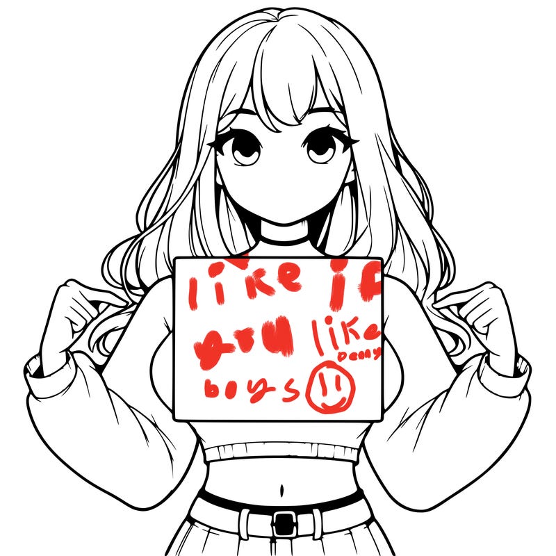 girl holding a blank sign in a long sleeve crop top