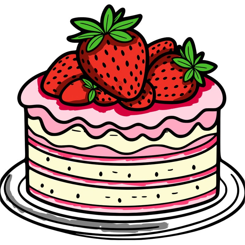 strawberry cake
