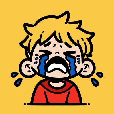 kid crying