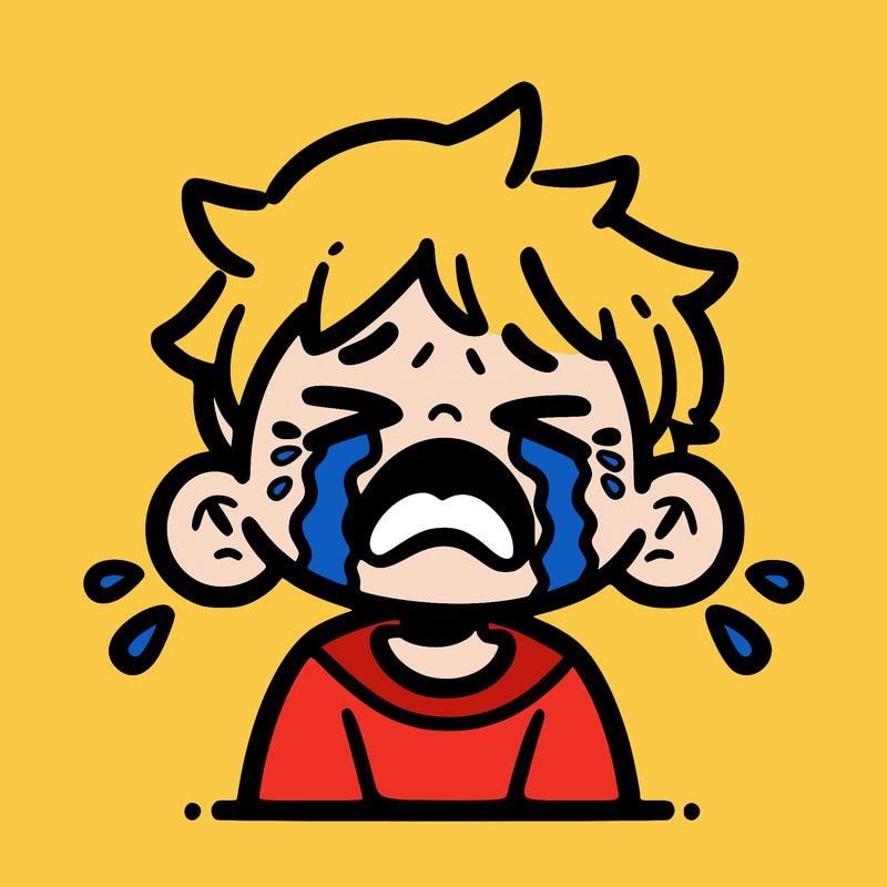 kid crying