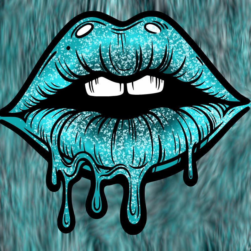 lips that look realistic and drip