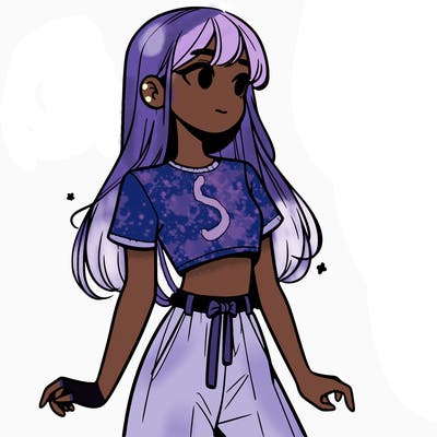 girl in a cute crop top