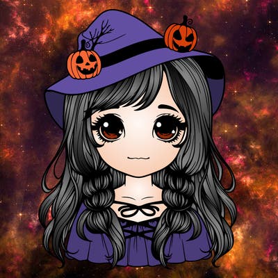 girl realistic halloween character