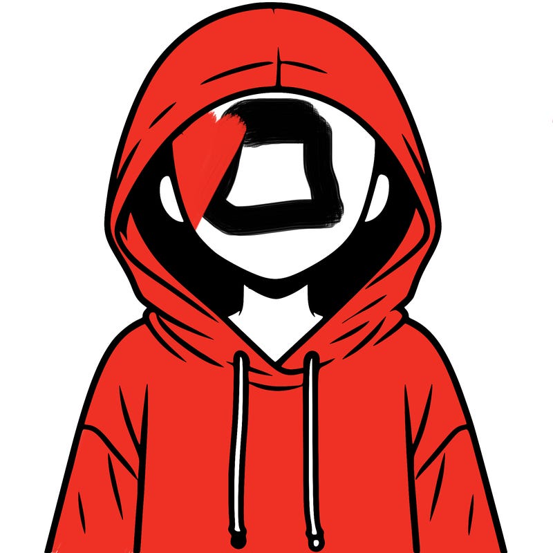 faceless girl in hoodie