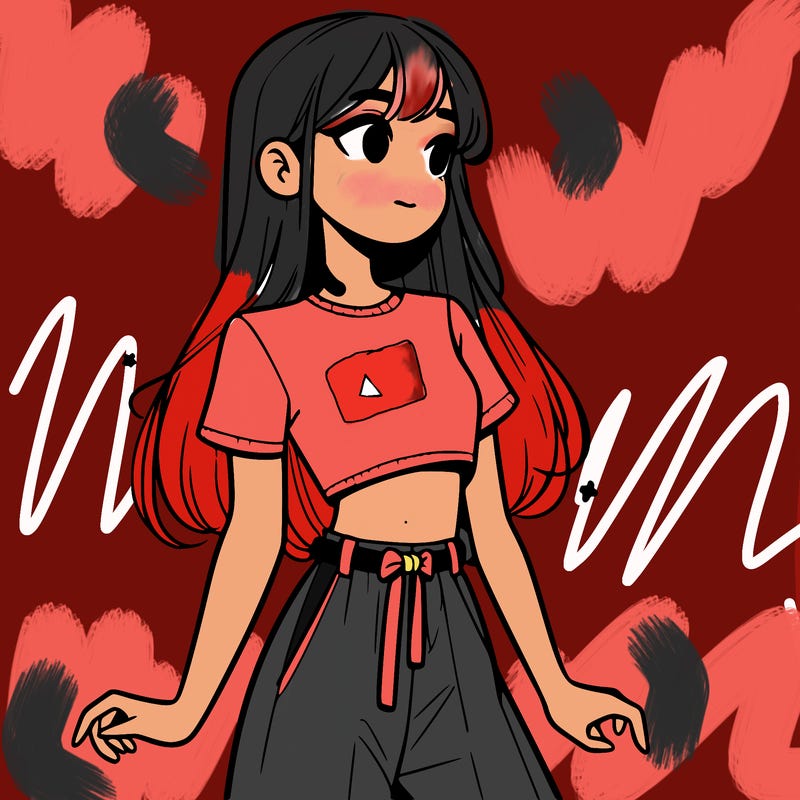 girl in a cute crop top