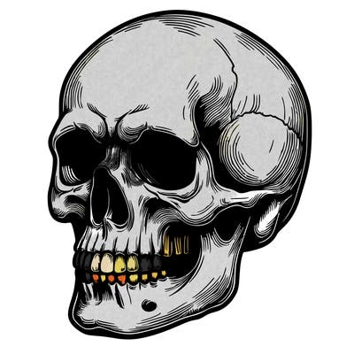 realistic skull