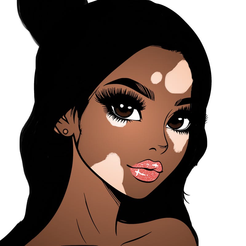 realistic girl with lashes