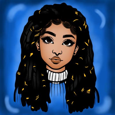 realistic girl with dread locks